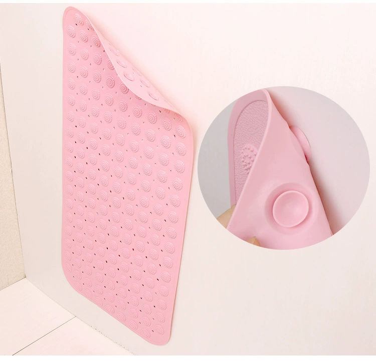 Phòng tắm không mùi nhựa chống trượt mat vệ sinh lớn massage chân pad PVC tắm với cốc hút Wei tắm mat - Thảm sàn