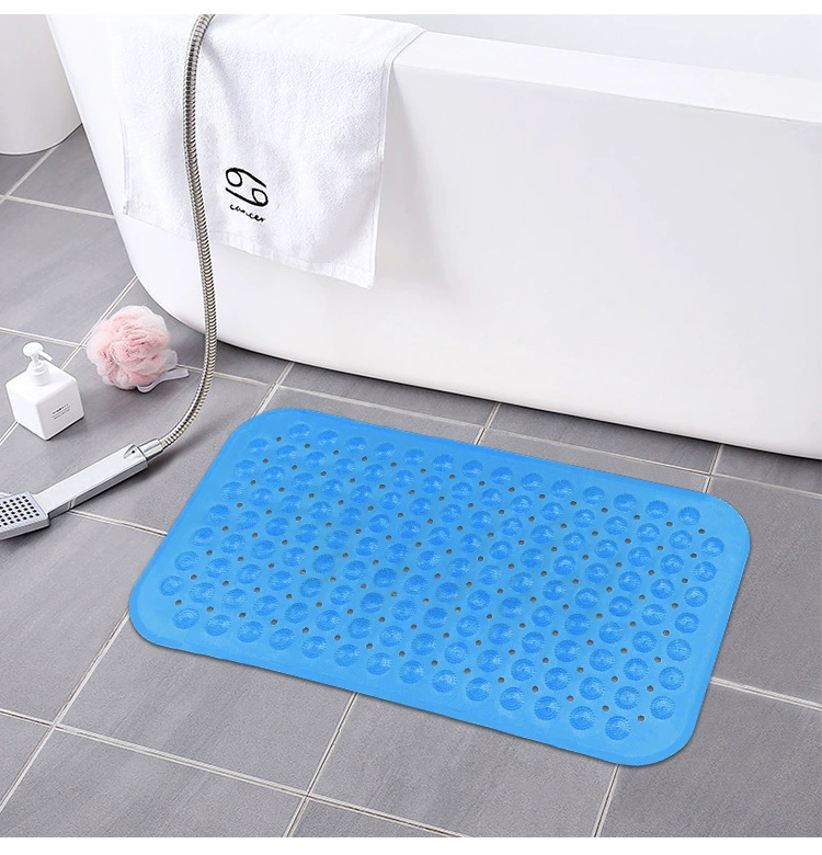 Thảm nhựa không mùi mat phòng tắm lớn thảm massage PVC vòi hoa sen với cốc hút thảm tắm - Thảm sàn