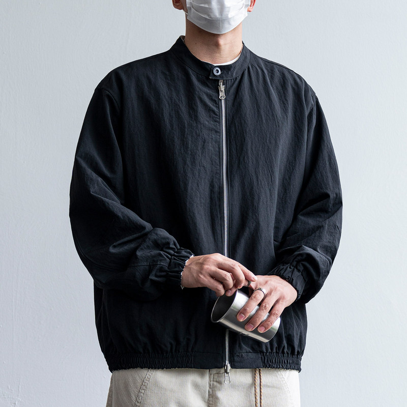 Japanese-Style Minimalist Retro Reversible Collarless Jacket for Men and Women, Autumn and Winter Oversized Couple's Versatile Casual Loose Coat Trendy Japanese-Style Minimalist Retro Reversible Collarless Jacket for Men and Women, Autumn and Winter Oversized Couple's Versatile Casual Loose Coat Trendy