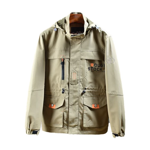 Мужская ветрозащитная водонепроницаемая дорожная куртка с капюшоном, большой размер, европейский стиль