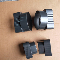 Villa aluminum alloy square rainwater pipe round pipe outer wall drainage pipe transformer conversion joint square round round round round rotation Square
