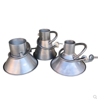 High Temperature Resistant Metal Smoking Hood Electronic Factory Soldering Smoke Hood Suction Port Assembly Line Soldering Smoke Smoke Tin Horn