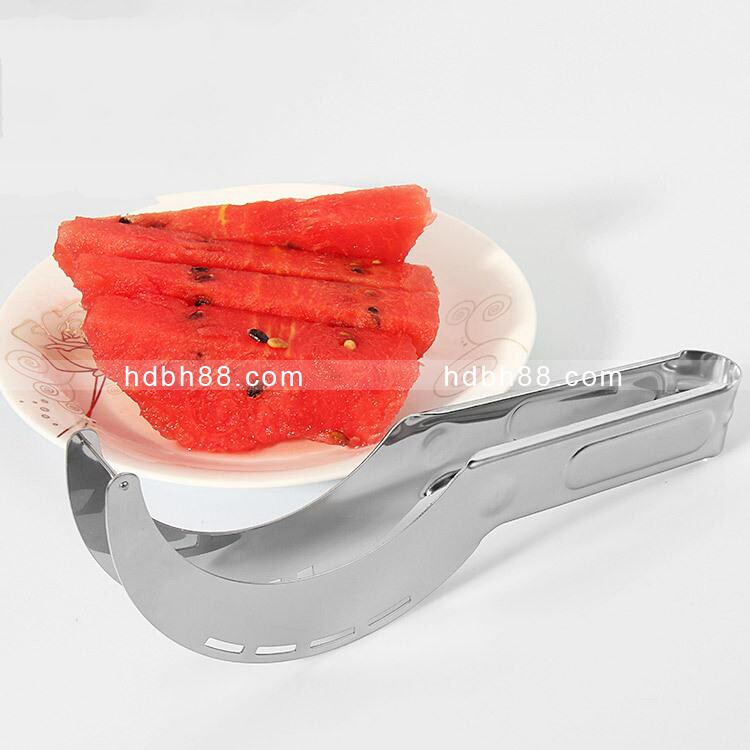 Large multi-function stainless steel watermelon slicer watermelon cutting watermelon cutting artifact divider supermarket department store supply