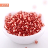 Riyu Xing DB Античный бусин 2151/2152/2158/2159/2160 Серебряный кассир Красный апельсин 1,6 ммдий