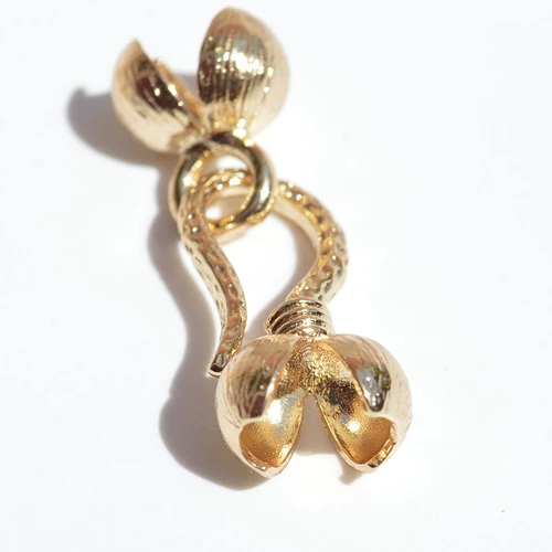 24 -километровое золотое цепное соединение пряжка от пряжки пряжки рыб