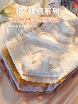 Red Bean Beauty Home Pants Woman Pure Cotton Antibacterial Breathable Mid-Waist Girls Day Department Untractresses Lady Full Cotton Summer Thin