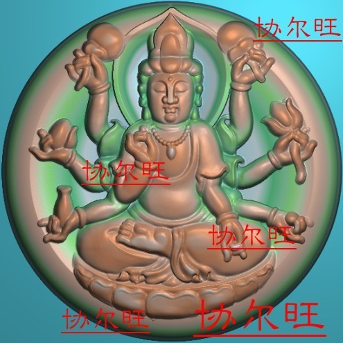 Exquisite chart jdp gray diagram BMP pendant computer jade carving round round round mouth thousand hand audio audio