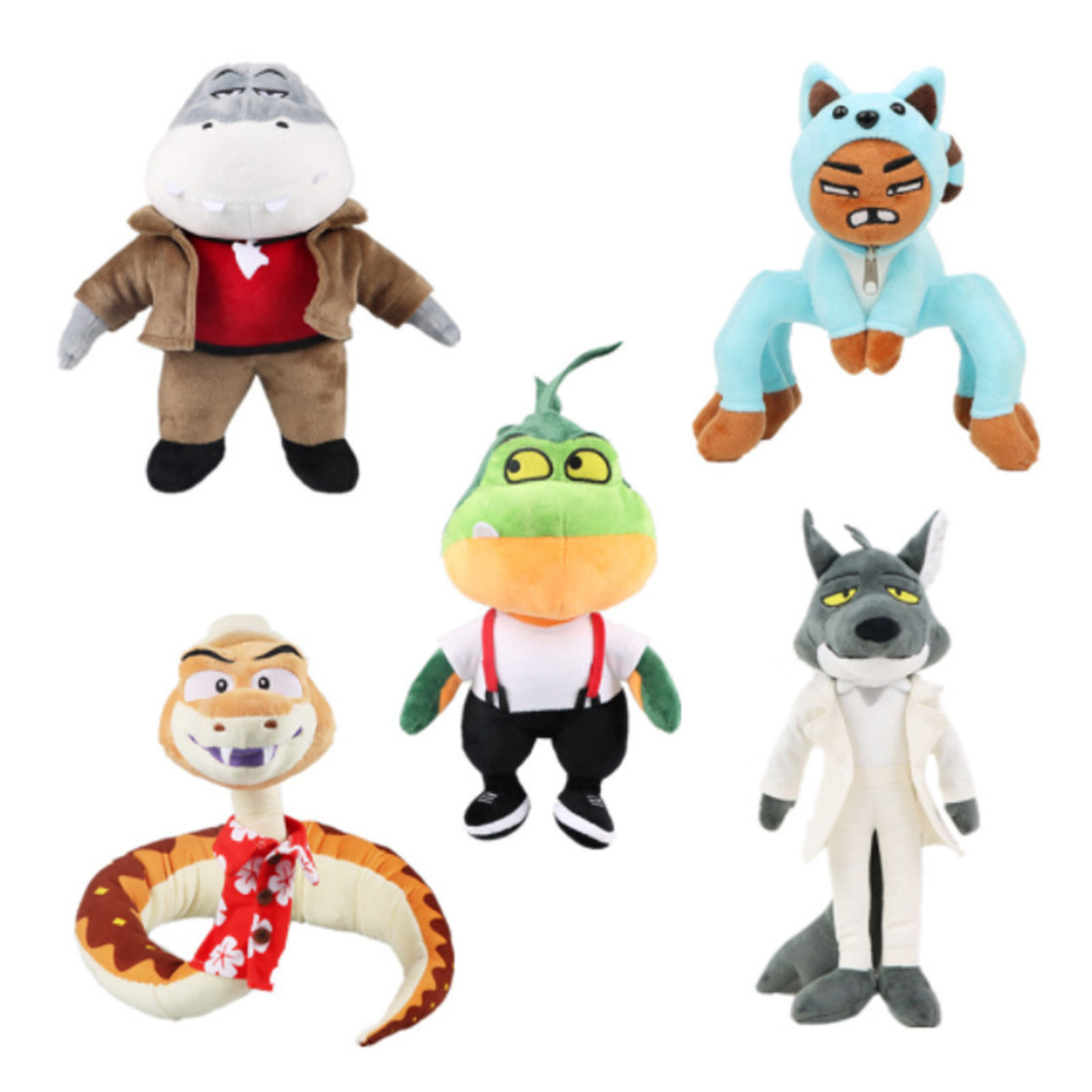 Bad Guys plush toy cartoon animated children's toy gift for pupils