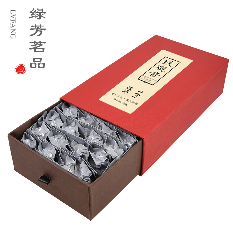 买1送1 秋茶炭焙浓香型铁观音茶叶新茶乌龙茶礼盒装250g*2盒