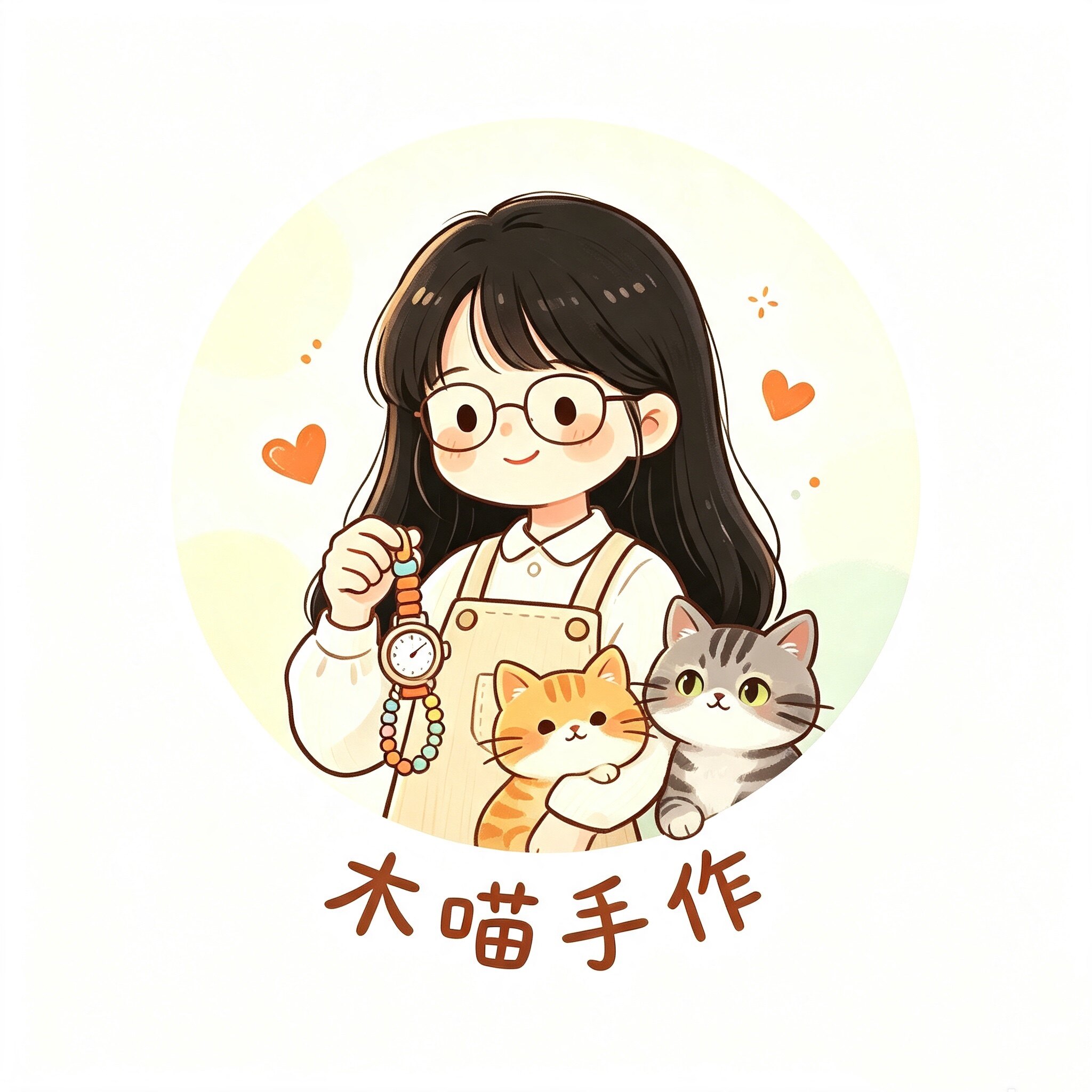 木喵手作的LOGO