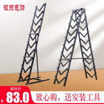 Fang Ruida wrought iron multifunctional tile display rack 300 wood floor wall tile line ceramic sample display rack display