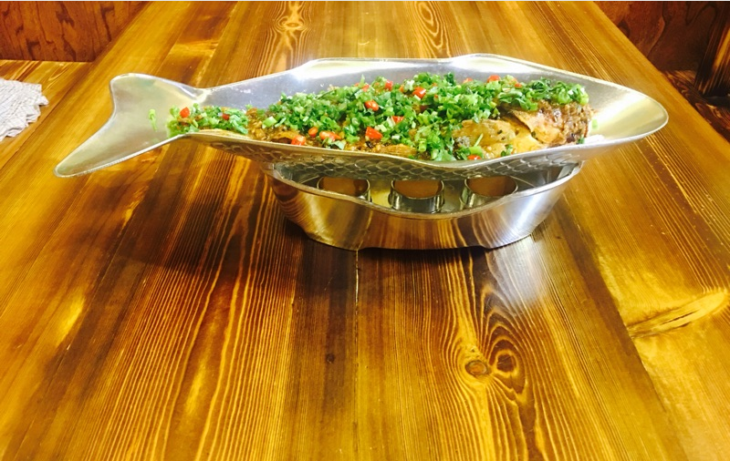 Min Stove Dry Pan Alcoholic Fish Stove Hotel Cutlery Hot Vegetable Dish Featured Alcoholic Grilled Fish Stove Port Type Fish Stove Fish Pan