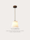 American Retro Small Chandelier, Master Bedroom Bedside Lamp, Country Style Entryway Bar Counter Creative Pleated Pendant Light Fixture