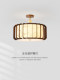 Song Dynasty Aesthetic Ceiling Lamp, Master Bedroom Lamp, Elderly Room Lamp, New Chinese Style, Chinese Style Printed Fabric Lamp, New Model