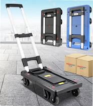 Folding logistics trolley warehousing cage express turnaround truck loading and unloading truck laundry cage cart linen carrying tools trolley