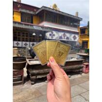 Zakiram Gold Kalasa Fortune Card Lucky Card Gold Card God of Wealth Marriage Wallet Card