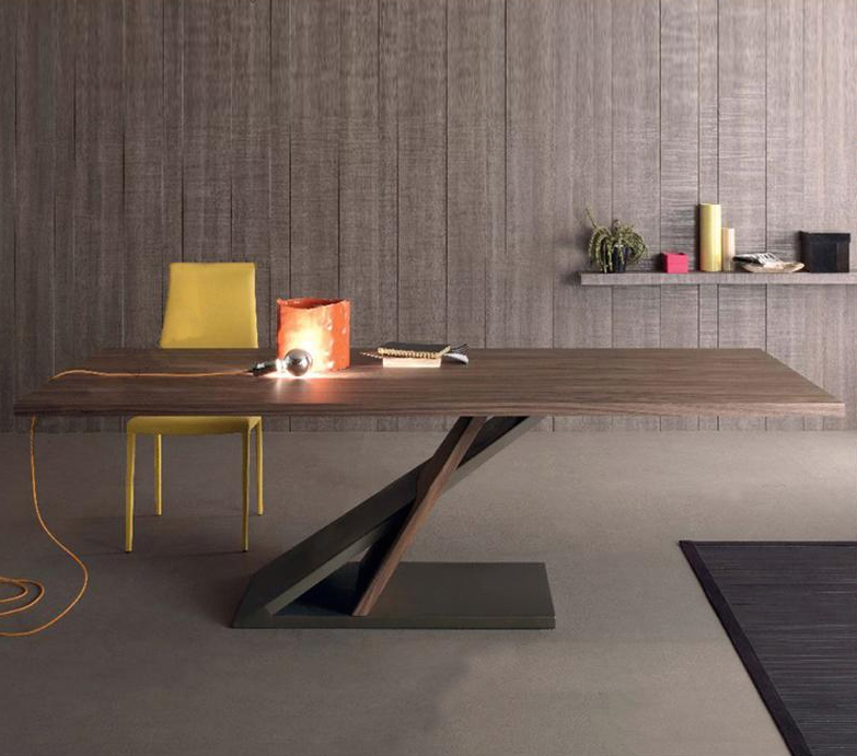 Nordic style conference table solid wood long table simple modern creative workbench negotiation long desk designer