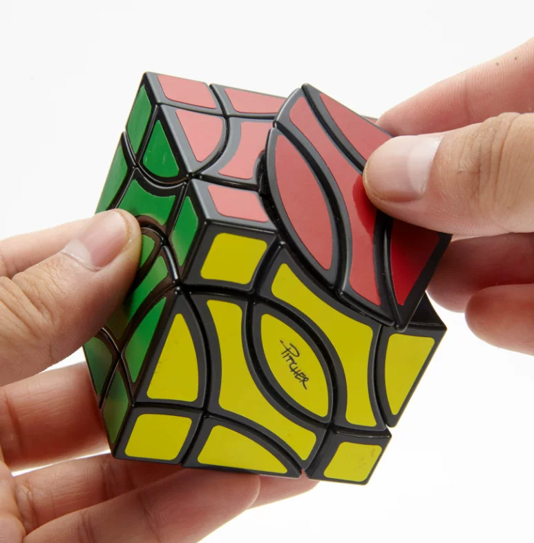 蓝蓝 Black Rubik's cube, children's sticker, smart toy