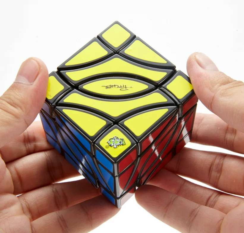 蓝蓝 Black Rubik's cube, children's sticker, smart toy