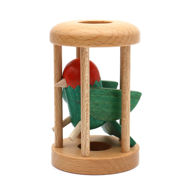 Настольная игра owl in cage 笼中之鸟笼中取物孔明锁智力益智解谜玩具木质猫头鹰