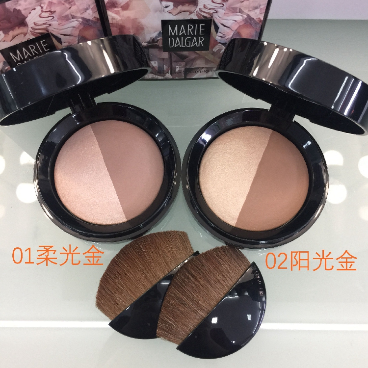 Marie Dalgar Light and Shadow Trick Stereo Powder Highlighter V-face Brightens Small Face Delicate Obedience Natural Shadow