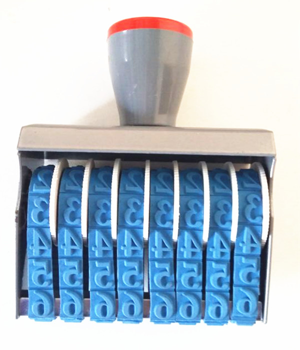 Extra-large 8 adjustable 0-9-year-day printing of mobile phone number printing production date seal manual runner printing carton seal