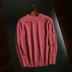 Vải là cotton chủ chốt cộng với áo len nam cashmere áo len nam cổ tròn dài shop áo thun nam Áo len Cashmere