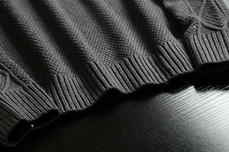 Vải là cotton chủ chốt cộng với áo len nam cashmere áo len nam cổ tròn dài áo nam hàng hiệu