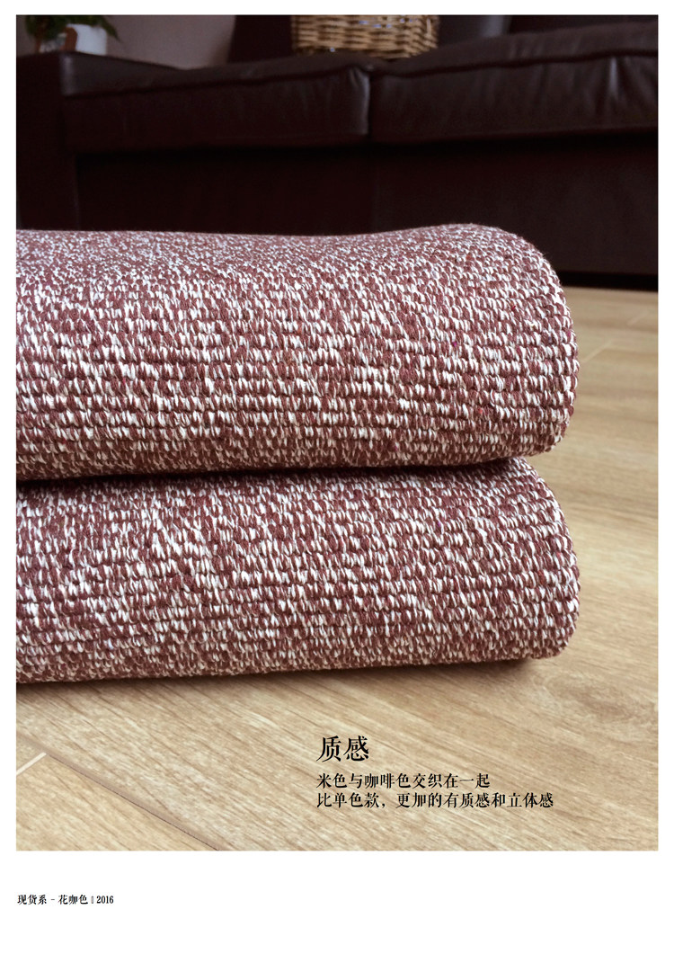 Phòng ngủ khăn trải giường dệt vải bông máy khâu rửa bông thảm kiểu Nhật tatami hình chữ nhật Bắc Âu - Thảm thảm nhung