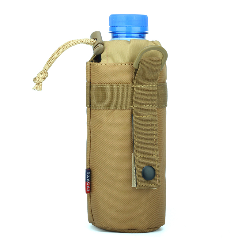 Outdoor belt bag thermos water cup bag sport water bottle bag cup cover tactical wear belt belt bag MOLe accessory bag