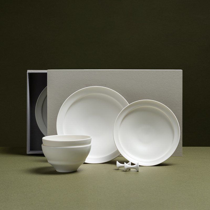 Rongbai Tableware Set / Gift / Ceramic Tableware Set / Premium Tableware Gift Box / 2-Person Set / 4-Person Set