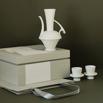 Rongbai Wuliang Wine Container Chinese Simple Wine Dispenser Liquor Dispenser Wine Container Gift Box