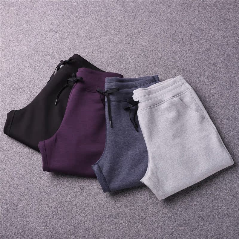 Con số rất lớn mỗi năm! Mùa thu mới nam chân thon không gian cotton chùm miệng quần giản dị quần nam quần jogger kaki