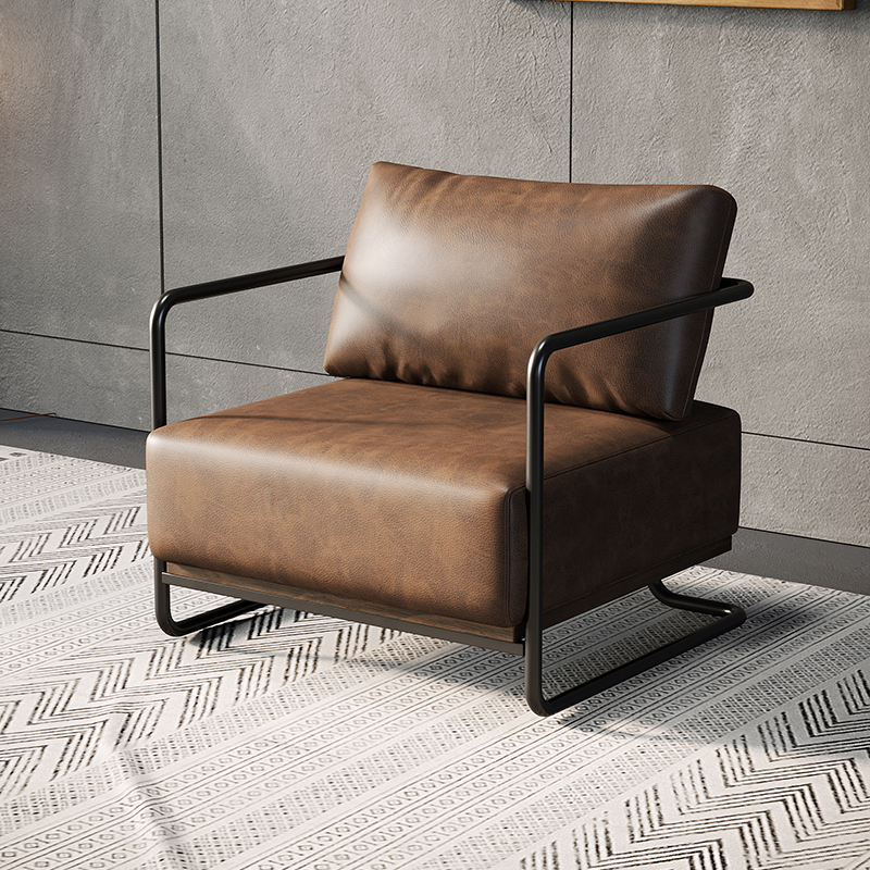 American Sloth Iron Art sofa Single sofa Sofa Chair Leisure Sofa Tea Table Loft Retro Industrial Wind Sofa chair