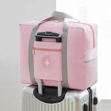 Short-distance travel bag women's sports fitness bag hand luggage bag large-capacity portable trolley bag shoulder bag moving bag