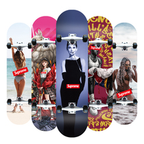 Skateboard DIY four wheel skateboard Fashion teen professional board