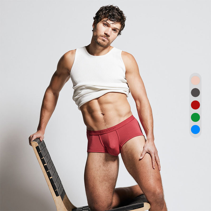 Cocksox Sexy Men's Boxer Briefs Modal High Elasticity Soft Breathable Three-Dimensional U Convex Pouch Cx68 Cocksox Sexy Men's Boxer Briefs Modal High Elasticity Soft Breathable Three-Dimensional U Convex Pouch Cx68