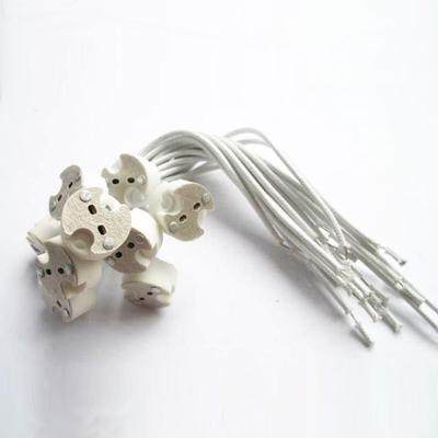 R16 lamp holder MR11 lamp holder shooting Cup lamp holder GU5 3 G4 G9 lamp holder lamp cup plug wire ceramic connector cable