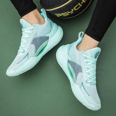 Ultra-light v2 basketball shoes for men, practical cement floor friction sound air cushion professional basketball shoes, autumn double-net sports shoes