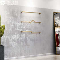 Clothing store display rack wall hanging clothing rack golden girl store rack simple wall hanging combination rack