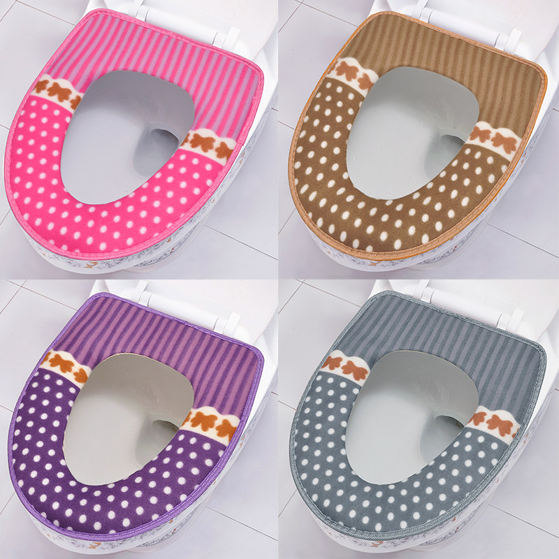 Toilet cushion four seasons of general sitting and plain cushion household summer toilet ring waterproof cute net red washable