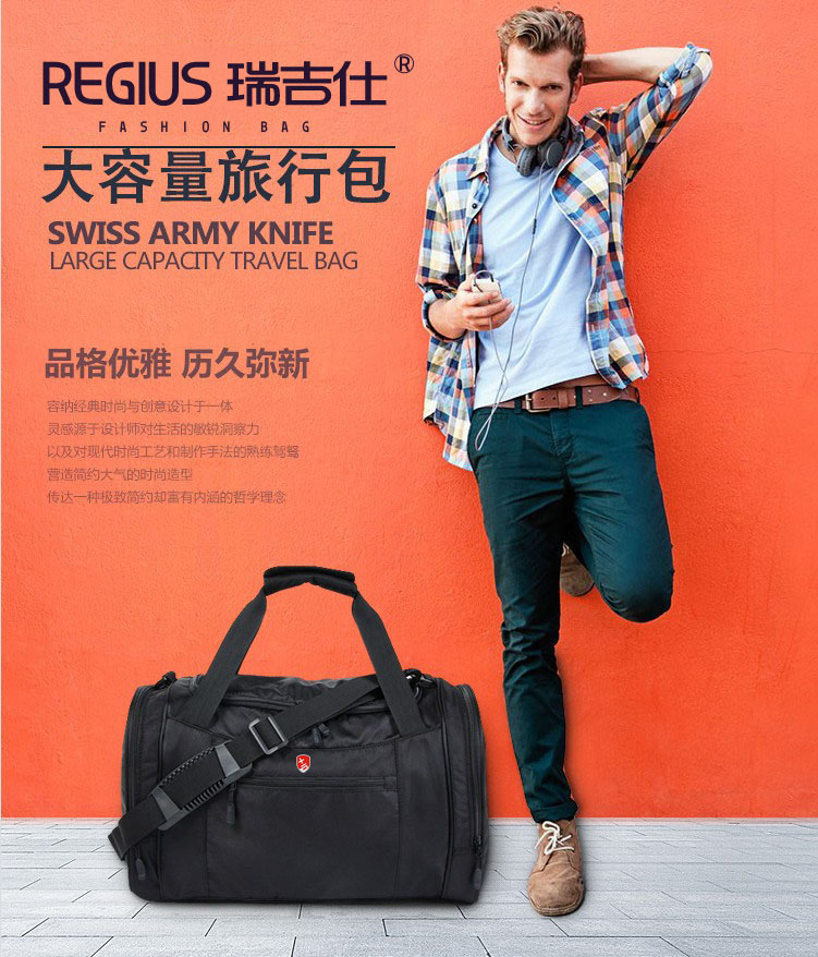 Swiss Army Knife Travel Bag Nam Bà Travel Bag Travel Travel Travel Travel Bag Business Bag Business túi kéo du lịch