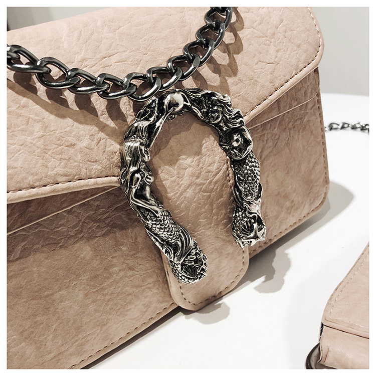 Ins super fire Messenger túi nhỏ nữ 2019 trên làn sóng mới phiên bản Hàn Quốc của túi đeo vai hoang dã chic chain bag - Túi xách nữ túi gucci nữ