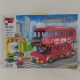 Chinese Building Block City Series Bus School Bus Double-Decker Bus Car Model Assembly Toy for Girls and Boys