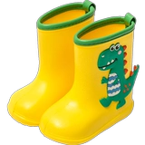 Детский дождевик, утепленные туфли для мальчиков, детские удерживающие тепло сапоги, нескользящая обувь