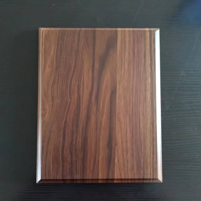 2024 High-Quality Walnut Color Blank Medal Wooden Pallet/Scency Plate/Frame Award Certificate