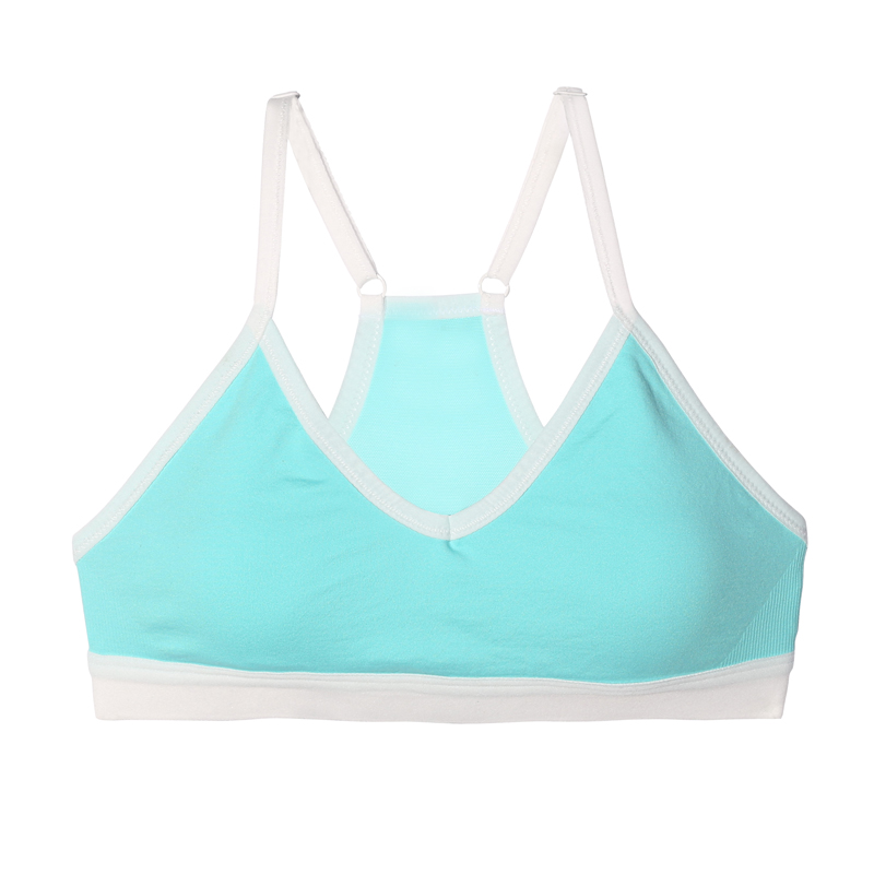 Girls' bras, developmental students, junior high school students, high school students, sports shockproof thin vest-style underwear without steel ring
