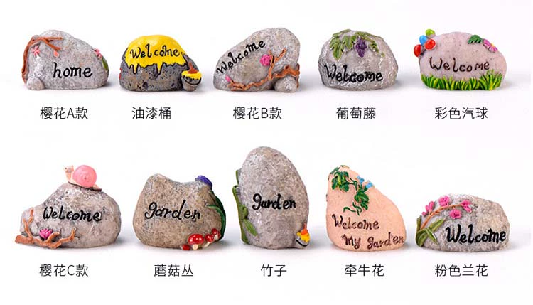 Micro phong cảnh rockery giả đá trang trí sáng tạo trong chậu trang trí nhiếp ảnh đạo cụ chai sinh thái thủ công - Trang trí nội thất