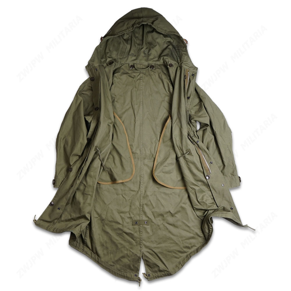 US Army Vintage Retro Fishtail M51 Parka Long Windbreaker Coat