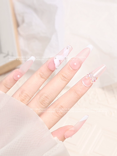 Двусторонняя печать для маникюра, прозрачный скребок, набор для ногтей, французский стиль